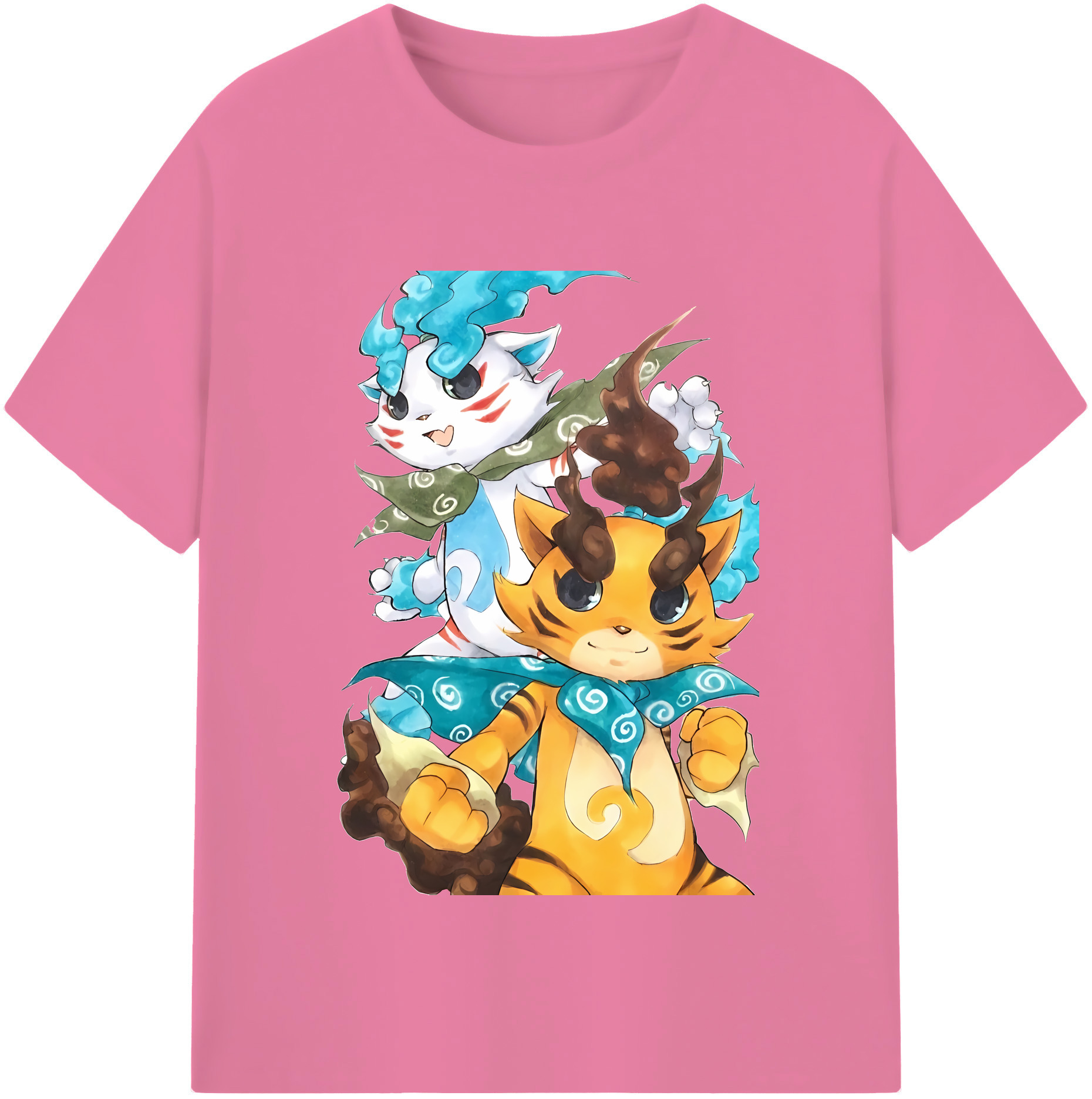 （画像用） 妖怪ウォッチ Yo-kai Watch 綿100％半袖Tシャツ（フロントプリント）
